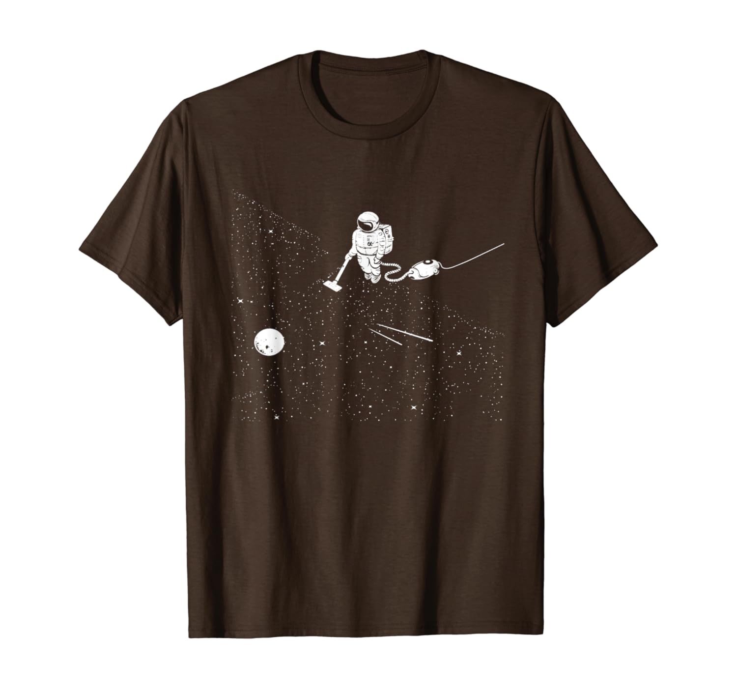 astronaut hoovering stars hoodie