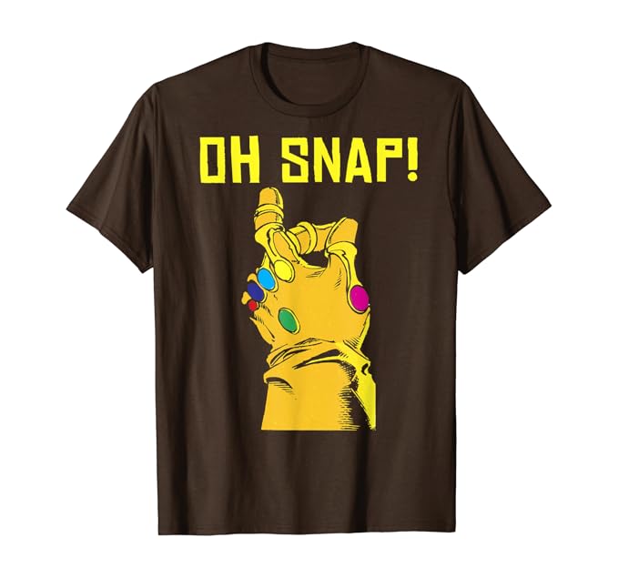 Oh snap thanos shirt Clearance