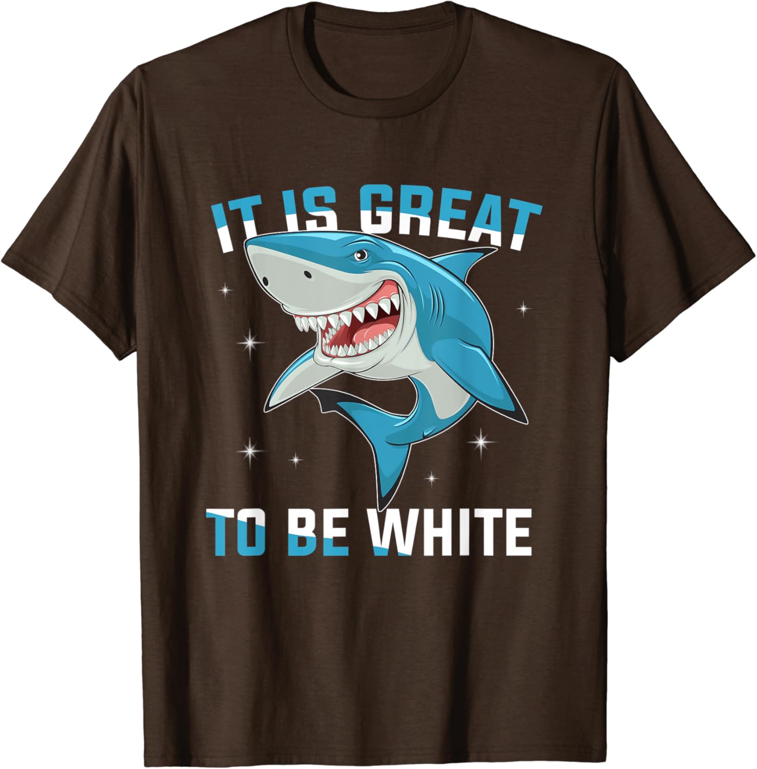 It's great to be white shark shirt Clearance