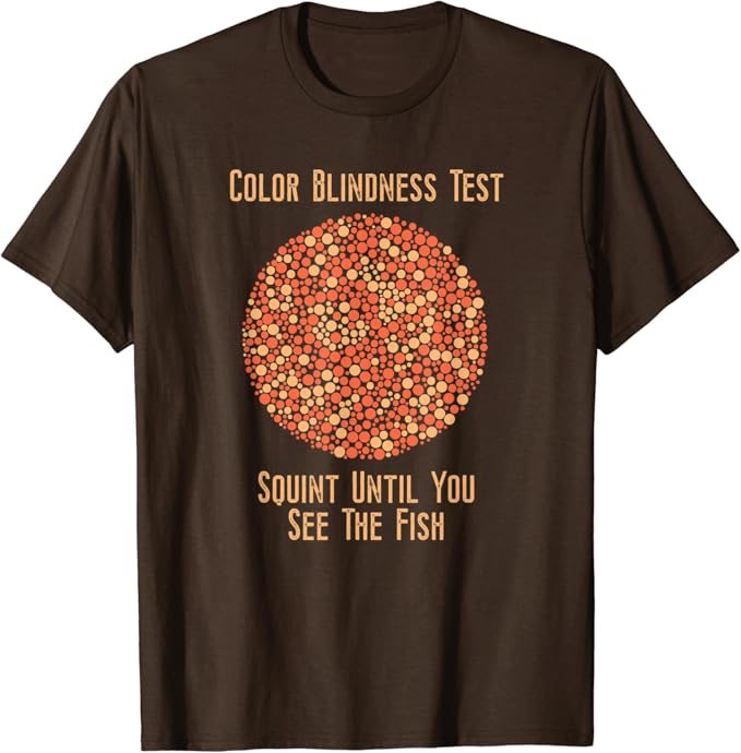 Funny color blind shirts Clearance