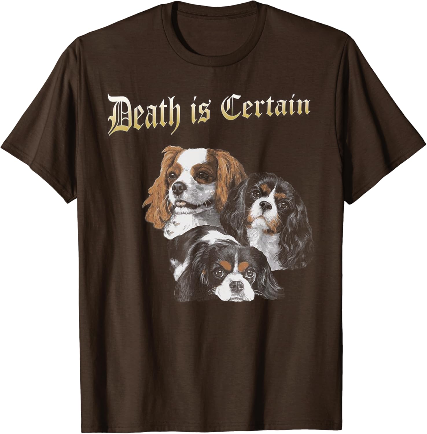 Death is certain t shirt Clearance