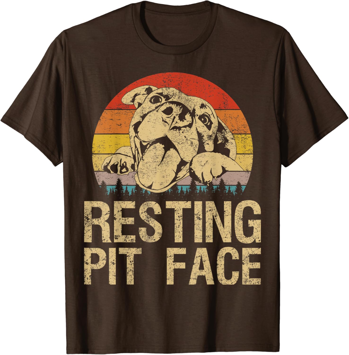 Resting pit face shirt Clearance