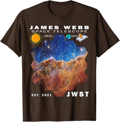 CLICK HERE for more - James Webb Space TelescopeJames Webb Space Telescope JWST First Image Picture Kids T-ShirtOEKO-TEX STANDARD 100