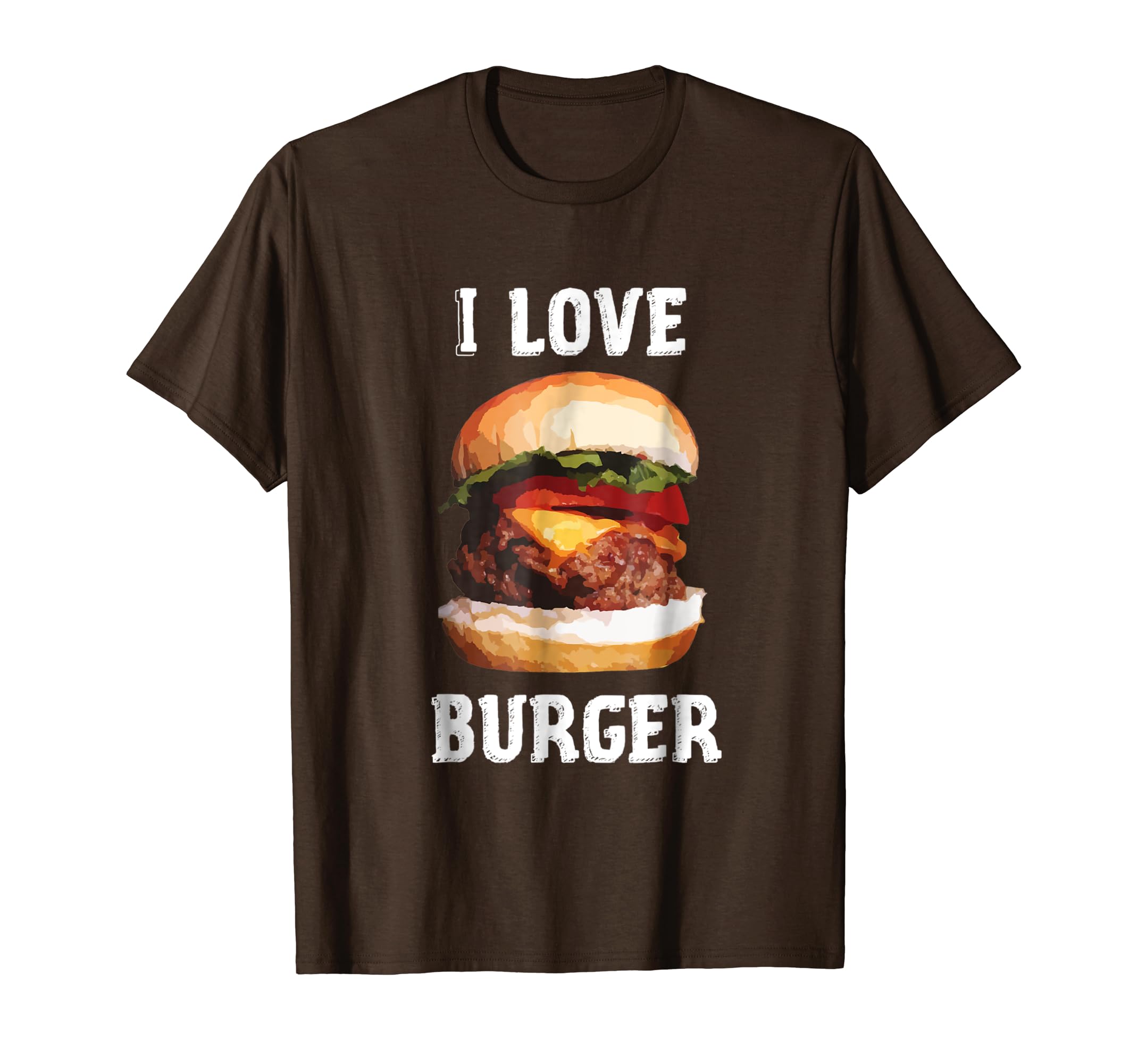 ... T-Shirt Amazon.com: love Shirt - Funny Burger I Fast Food