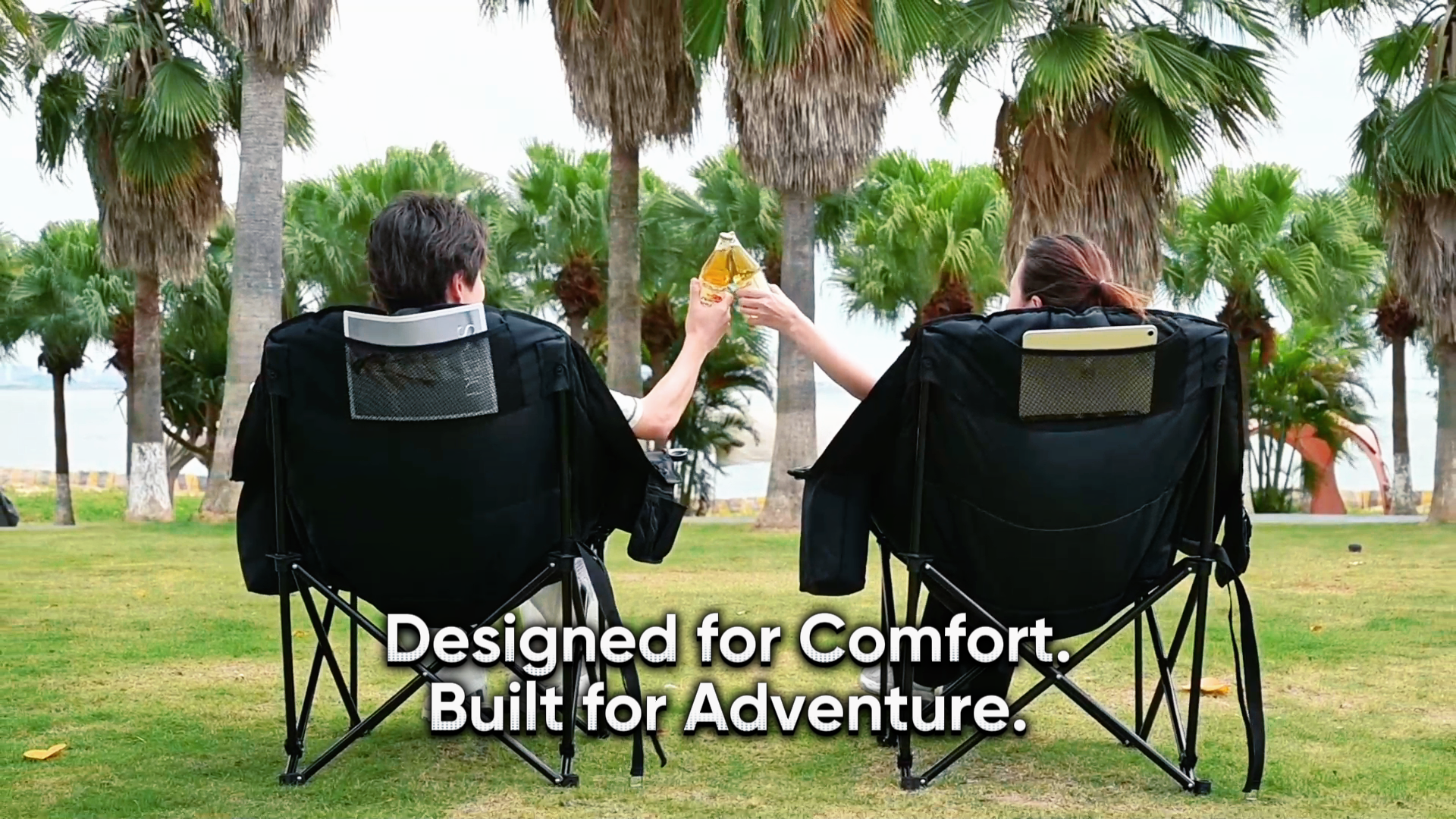 Silla de Camping Oversized - Silla de Césped Acolchada Resistente para Adultos miniatura 7
