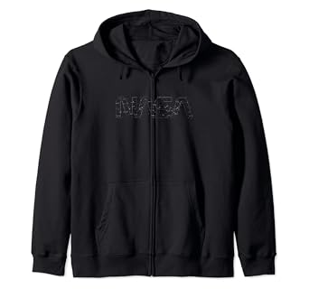 nasa hoodie zip