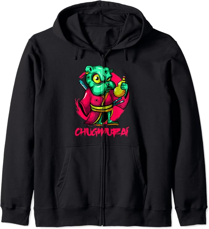 Samurai Krieger Hund Geschenk Japanischer Shogun Kapuzenjacke Amazon