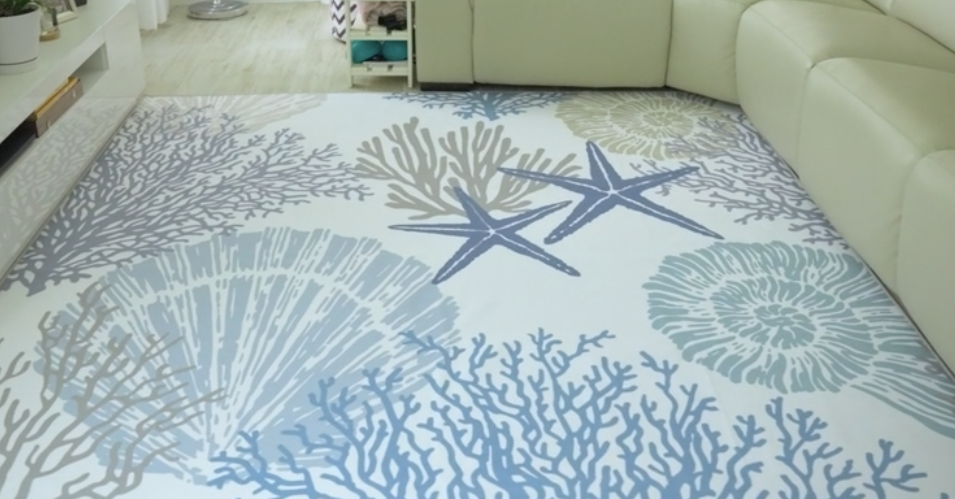 Amazon.com: Tritard Coastal Area Rugs Nautical Beach Themed Non