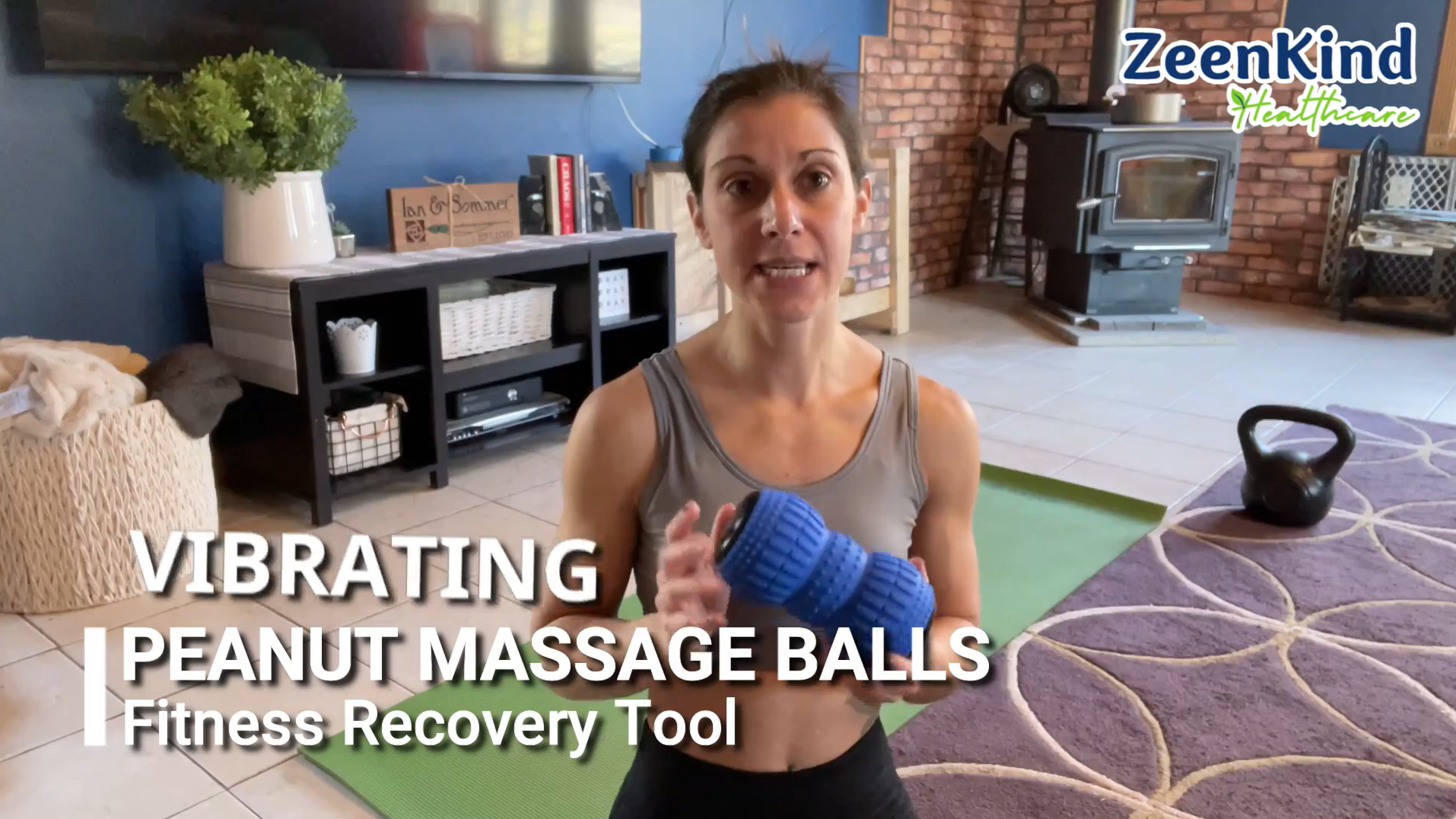 Amazon.com: ZeenKind Vibrating Peanut Massage Ball for Plantar