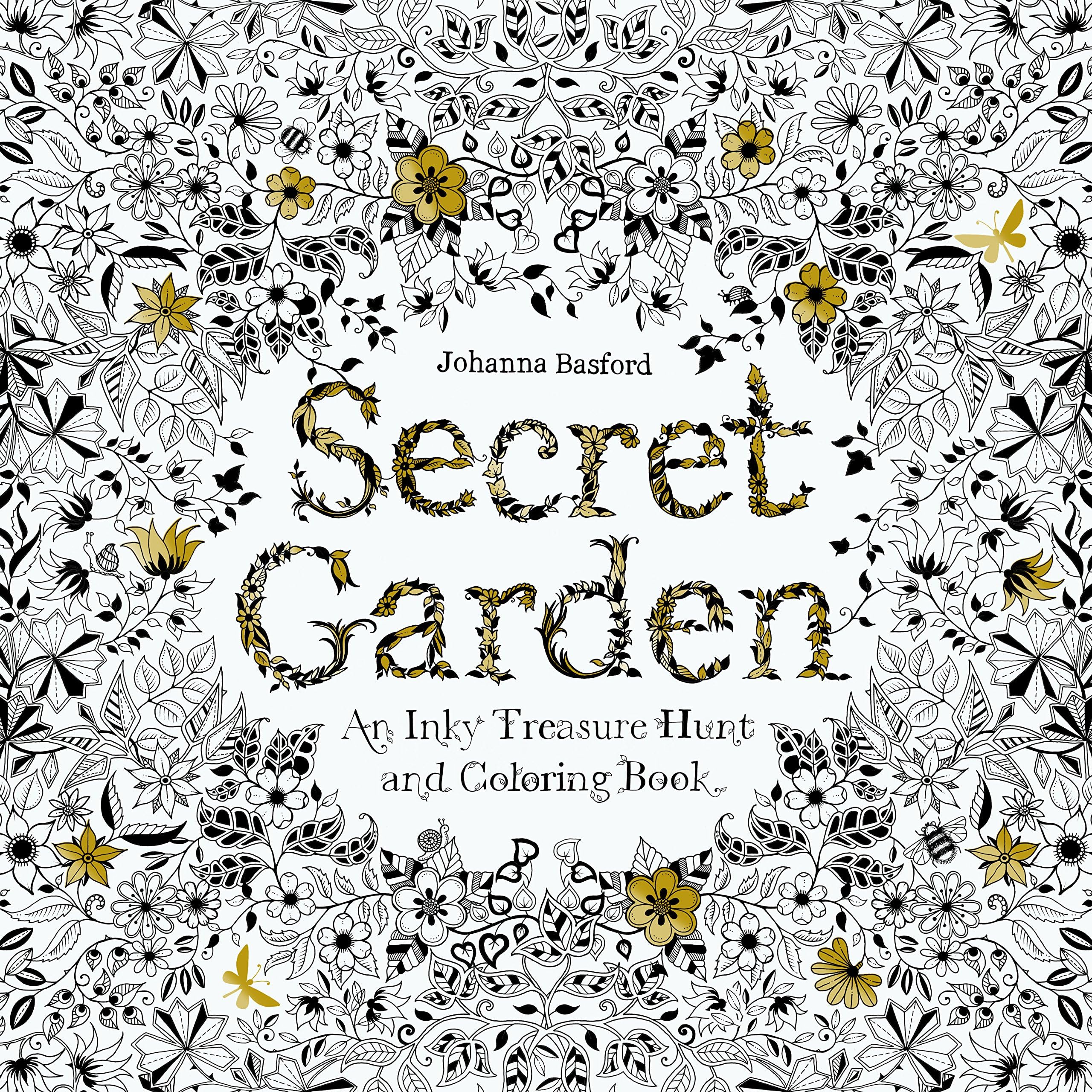Secret Garden an Inky Treasure Hunt and Coloring Book