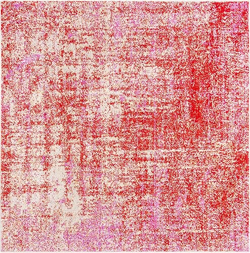 Miniatura 73 de SAFAVIEH Adirondack Collection Tapete de área XL, 12 x 15 pies, color crema y dorado, diseño abstracto moderno, no desprende pelusa y de fácil