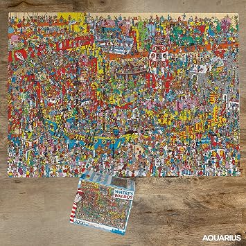 Aquarius Wheres Waldo 3000-Piece Jigsaw Puzzle