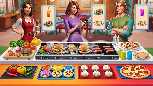 Cooking Diner Color Lines: Happy Cooking Crazy Kitchen Edition: City Chef Restaurant Free Cooking Games: Best Fast Food Cafe Games for Girls – vue 5