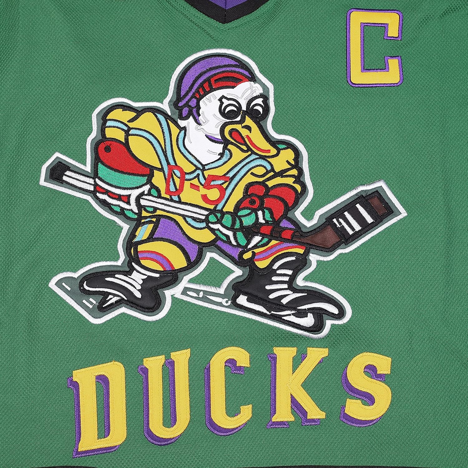 Mighty Ducks Ice Hockey Jersey #96 Charlie Conway #99 Adam Banks,90s Movie Hockey Jersey for Men and Women - Image 6