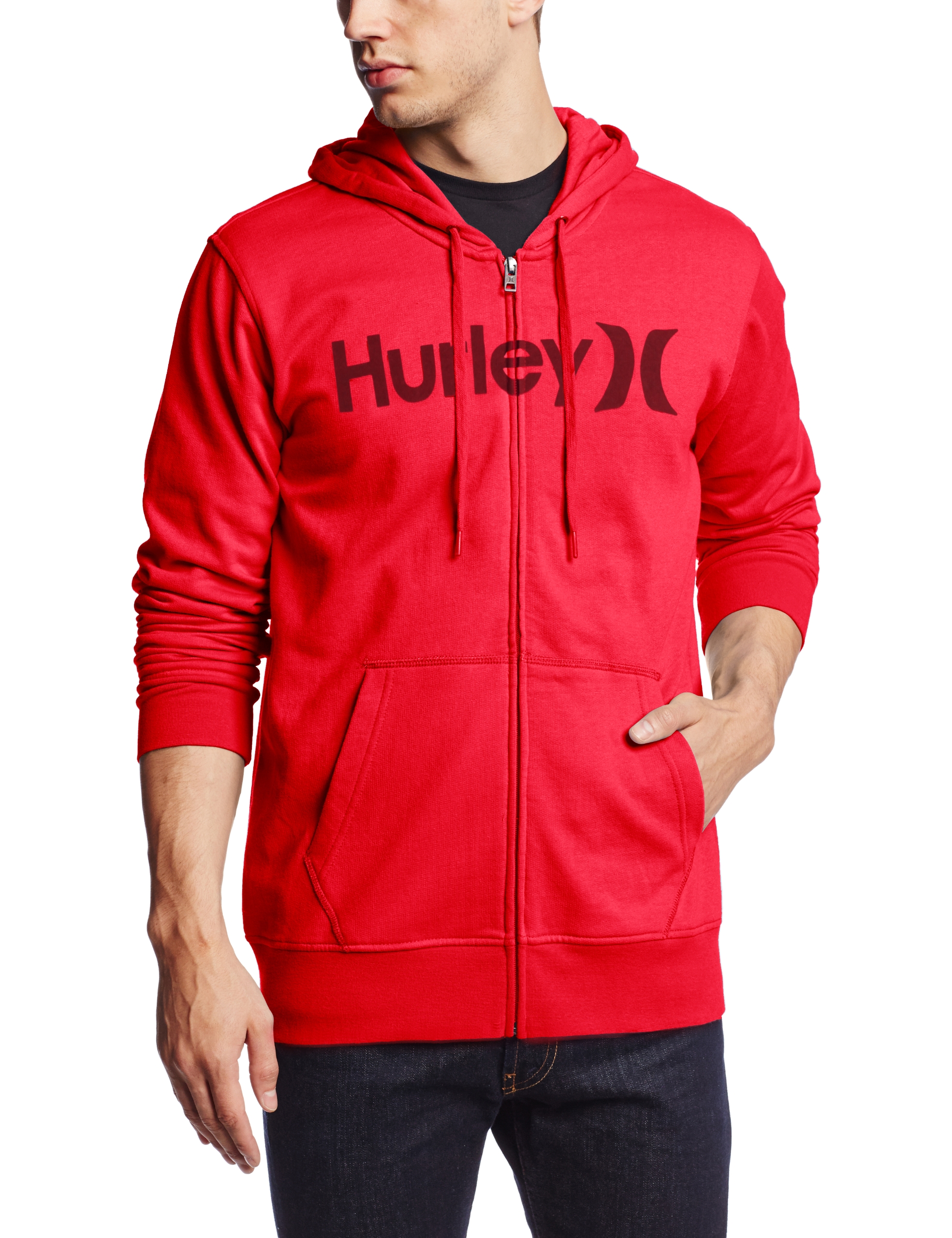 Hurley Men's One and Only Fleece Zip Jacket