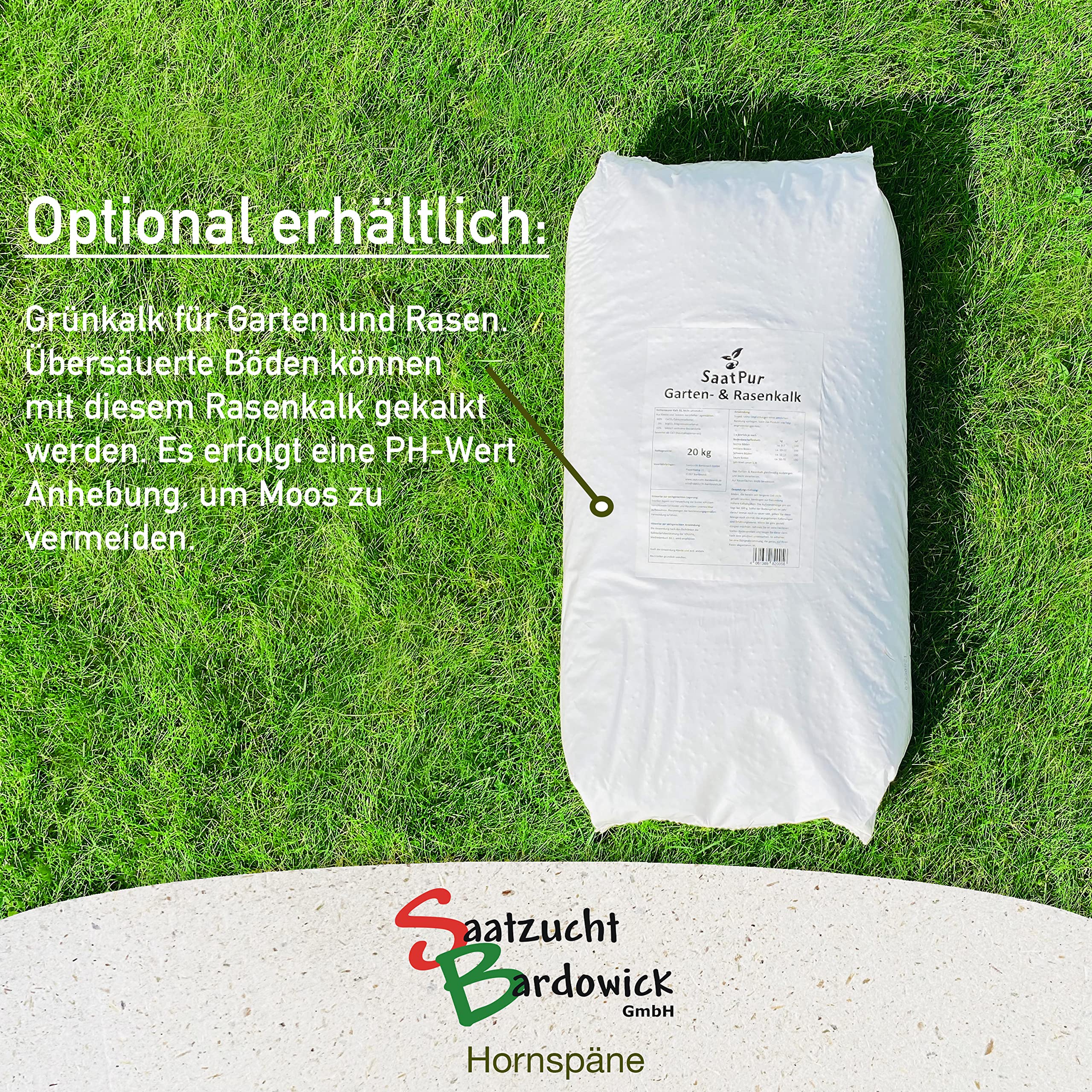 Hornspäne Naturdünger 50 kg (2 × 25 kg), 100% natürlicher Dünger mit 14% Stickstoff für Gemüse- und Ziergarten, Natürlicher Stickstoffdünger und Gartendünger mit Langzeitwirkung