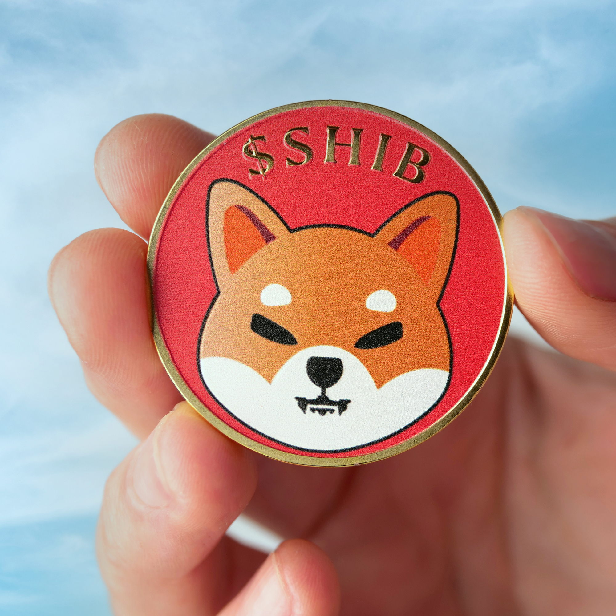 Amazon.com: 1Pcs Shiba Inu Coin, Shiba Commemorative Coin 24K Red and Gold  Plated, 3mm SHIB Cryptocurrency, Collectible Coin with Protective Case,  Blockchain Cryptocurrency, Home and Office Decoration : Toys & Games