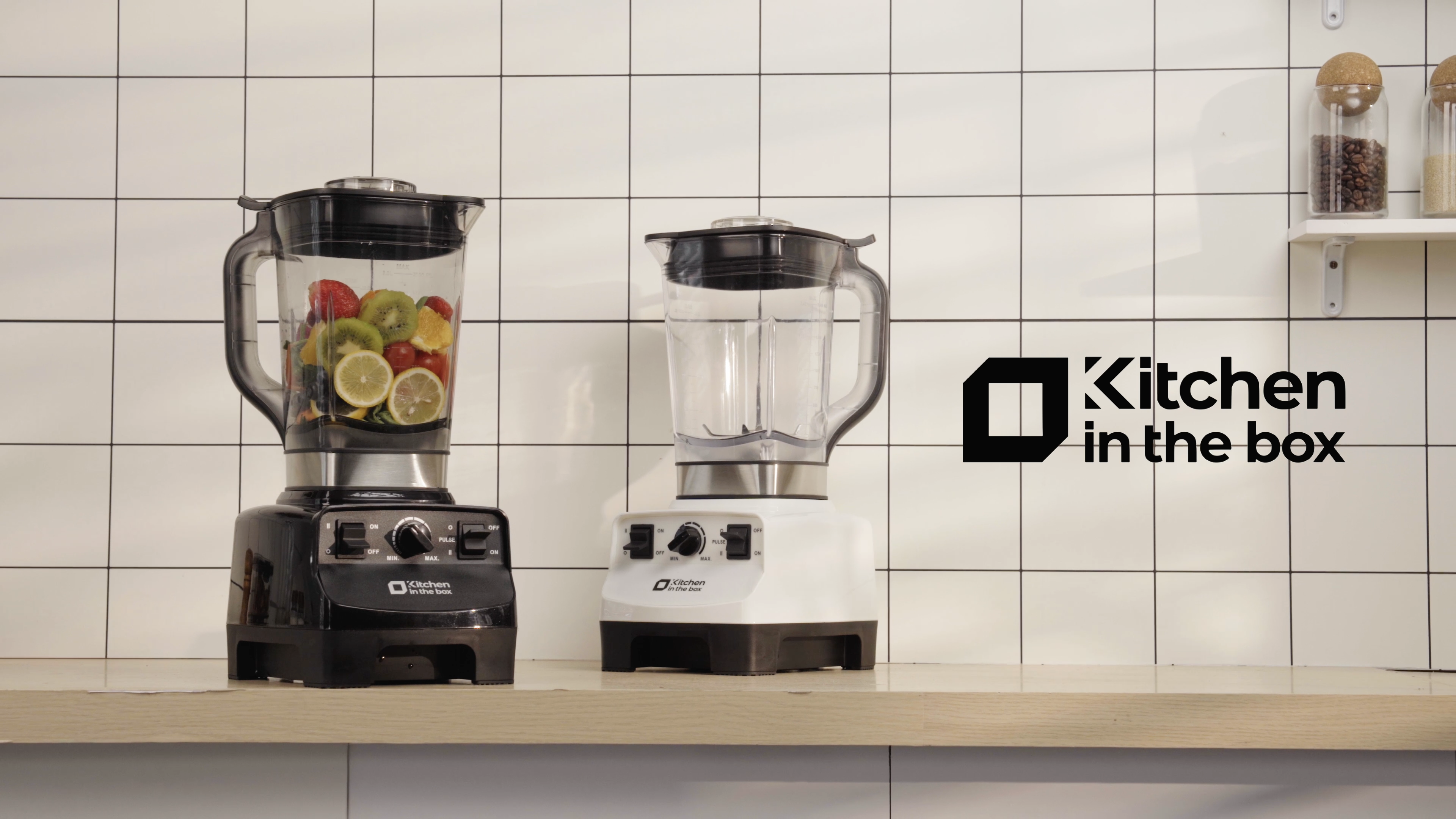 Amazon | Kitchen in the box ミキサー ブレンダー 大容量 2L 氷も 