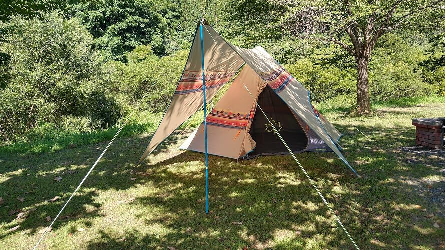 Amazon | ロゴス テント Tepee ナバホ300[2~3人用] 71806501 | ロゴス