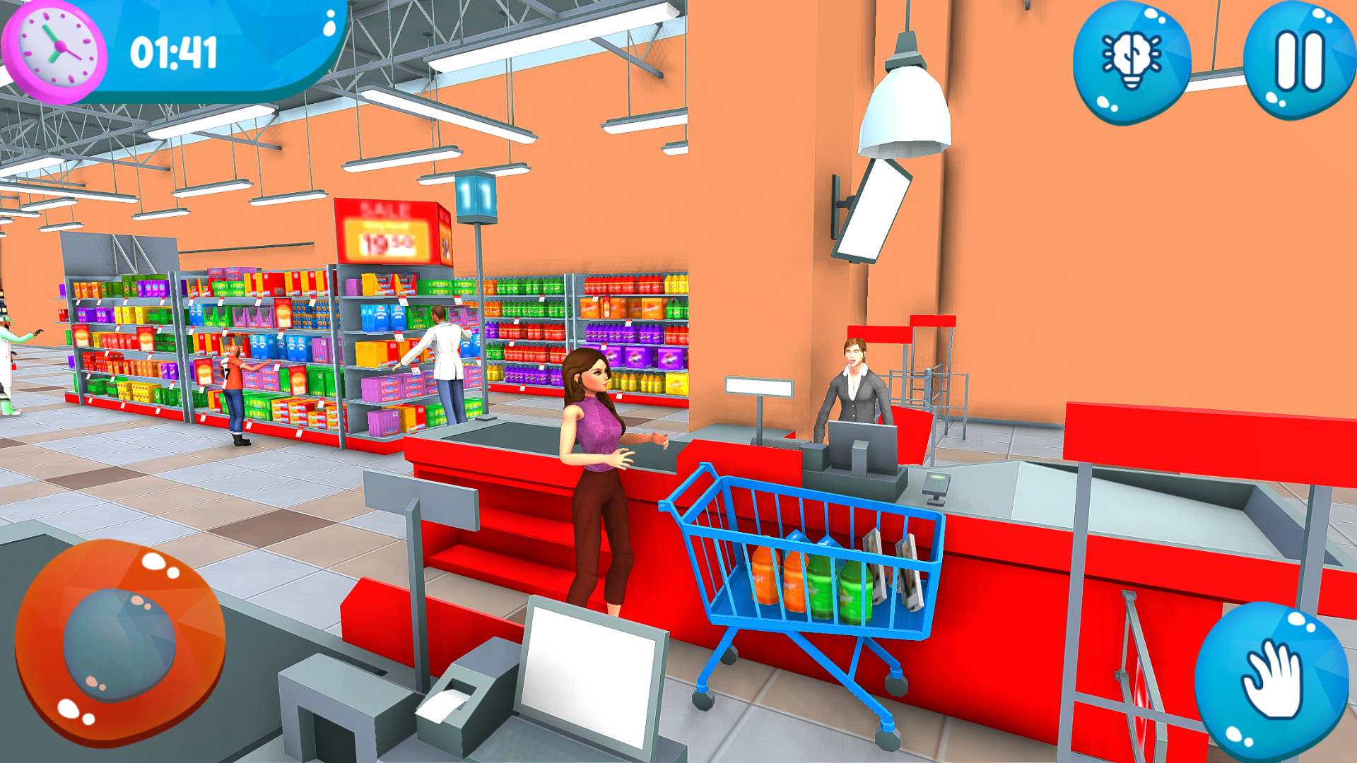 Supermarket Shopping Mall 3D Rich Girl Superstore Grocery Simulator Virtual Food Shopping Game ...