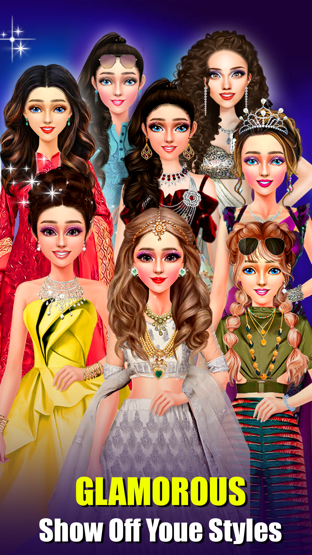 Fashion Show Girls Makeup & Dress up Games