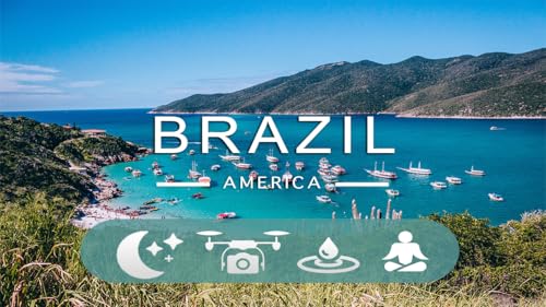 PROTETOR DE TELA DE FLYING OVER BRAZIL - Música relaxante junto com belos vídeos da natureza para fi