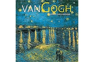 2024 Van Gogh Wall Calendar: Embrace the beauty of now and Zen