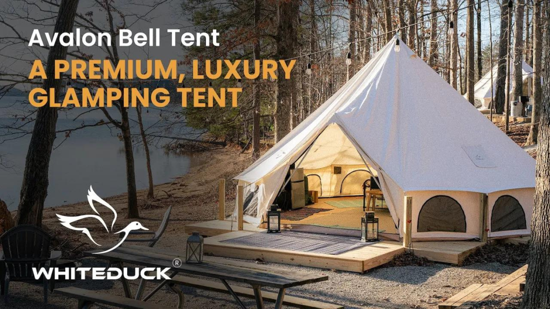 Amazon.com : WHITEDUCK Avalon Canvas Bell Tent - Luxury All Season