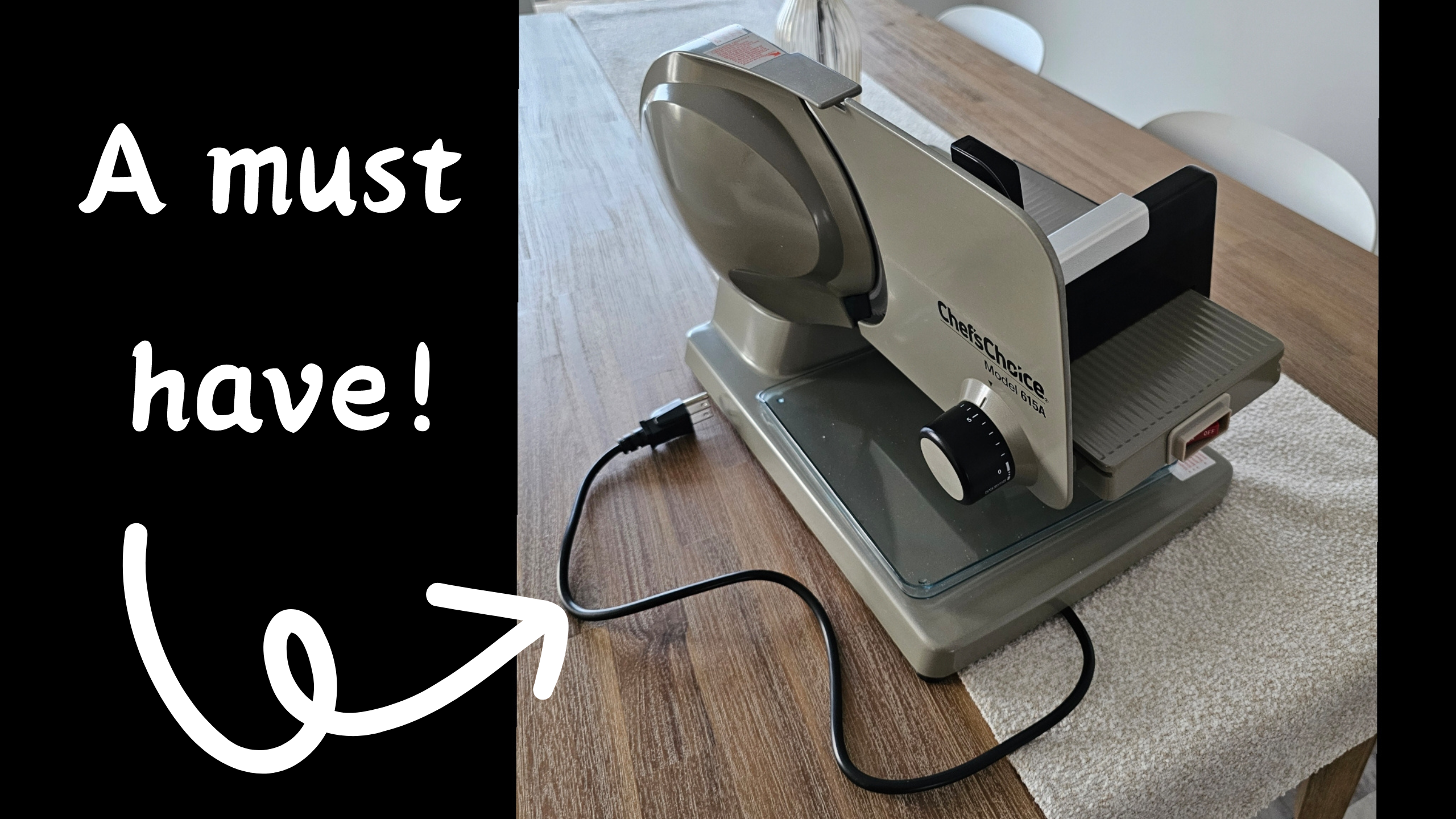 Watch Review-ChefsChoice 615A Electric Meat Slicer on Amazon Live