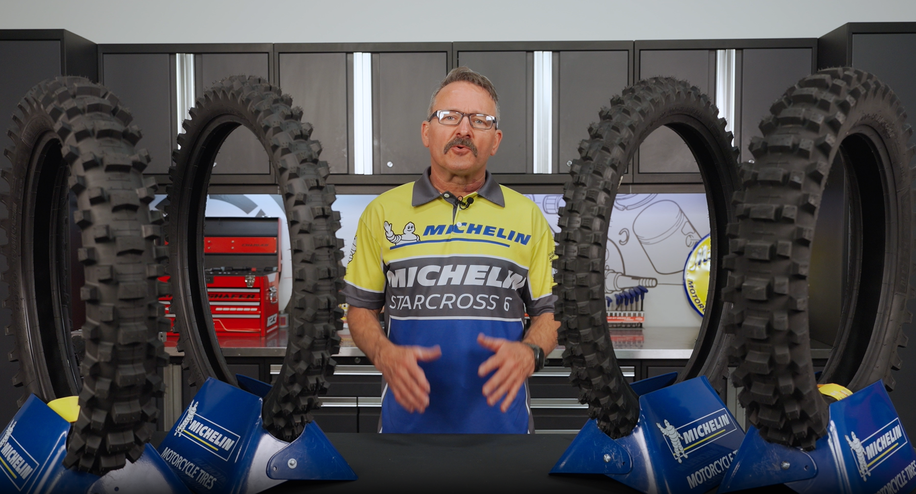 Amazon.com: Michelin Starcross 6 Medium Hard Tire Front - 80/100