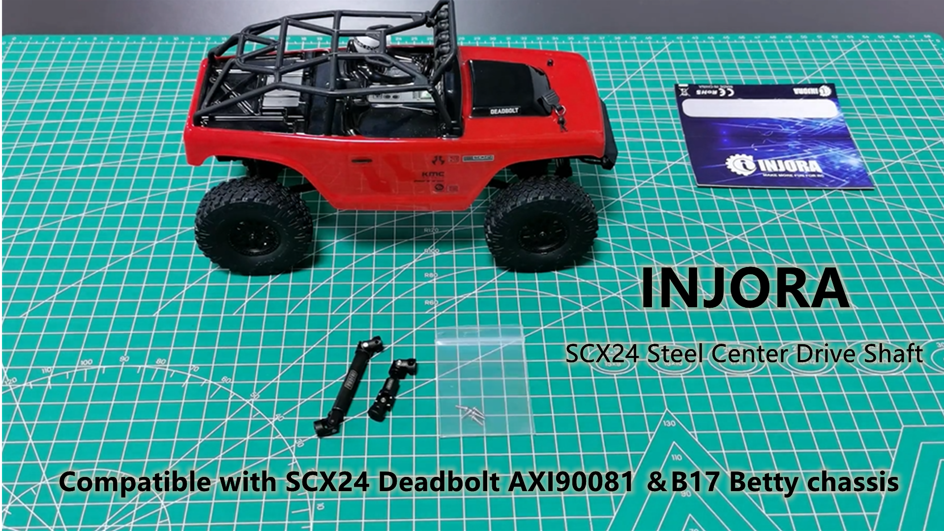 Amazon.com: INJORA RC Steel Center Drive Shaft Upgrades