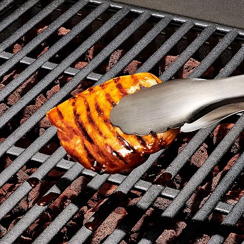 Miniatura 9 de OXO Good Grips - Herramientas de asar a la parrilla, pinzas y volteador, color negro