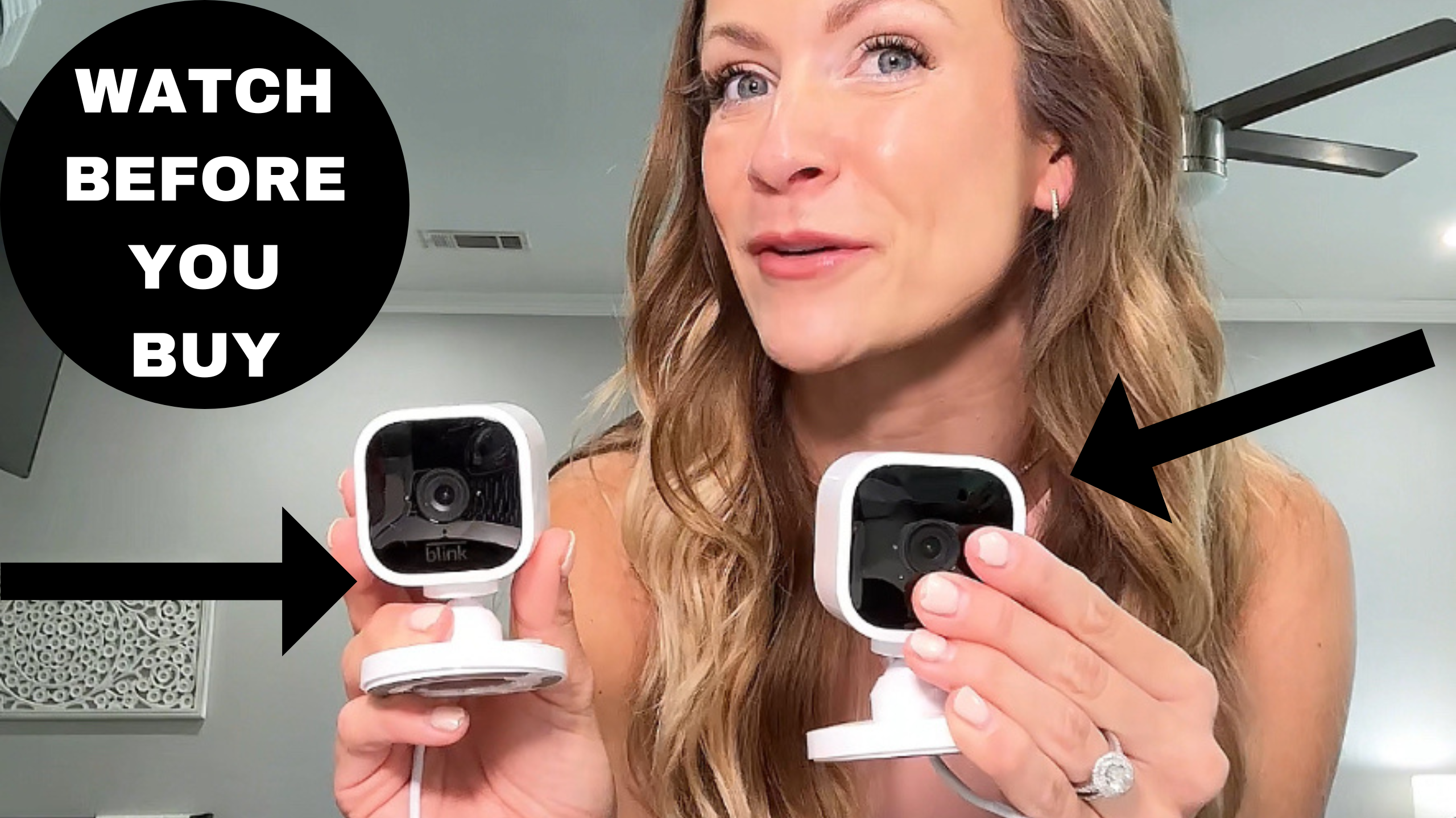 Review- What I think about these BLINK indoor security cams on Amazon Live