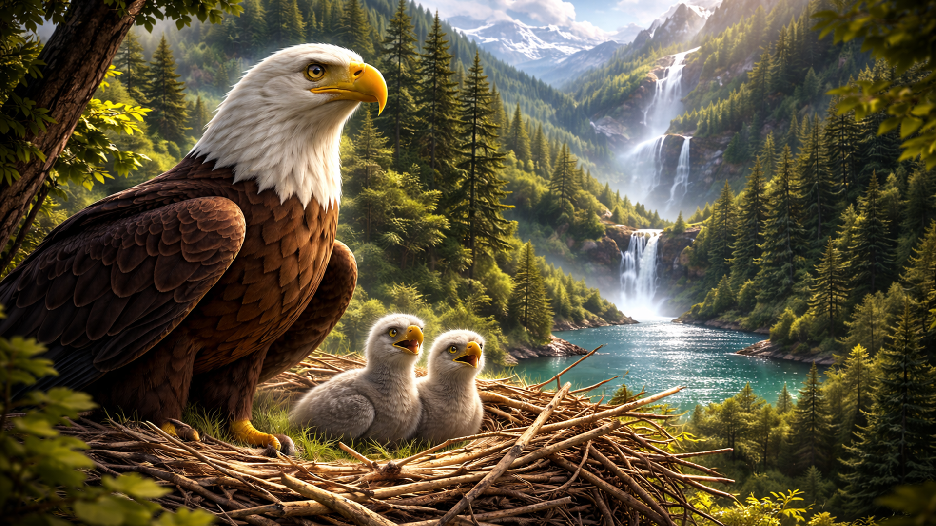 Ultimate Eagle Simulator 3D Games: Wild Bird Family Survival & Hunting ...