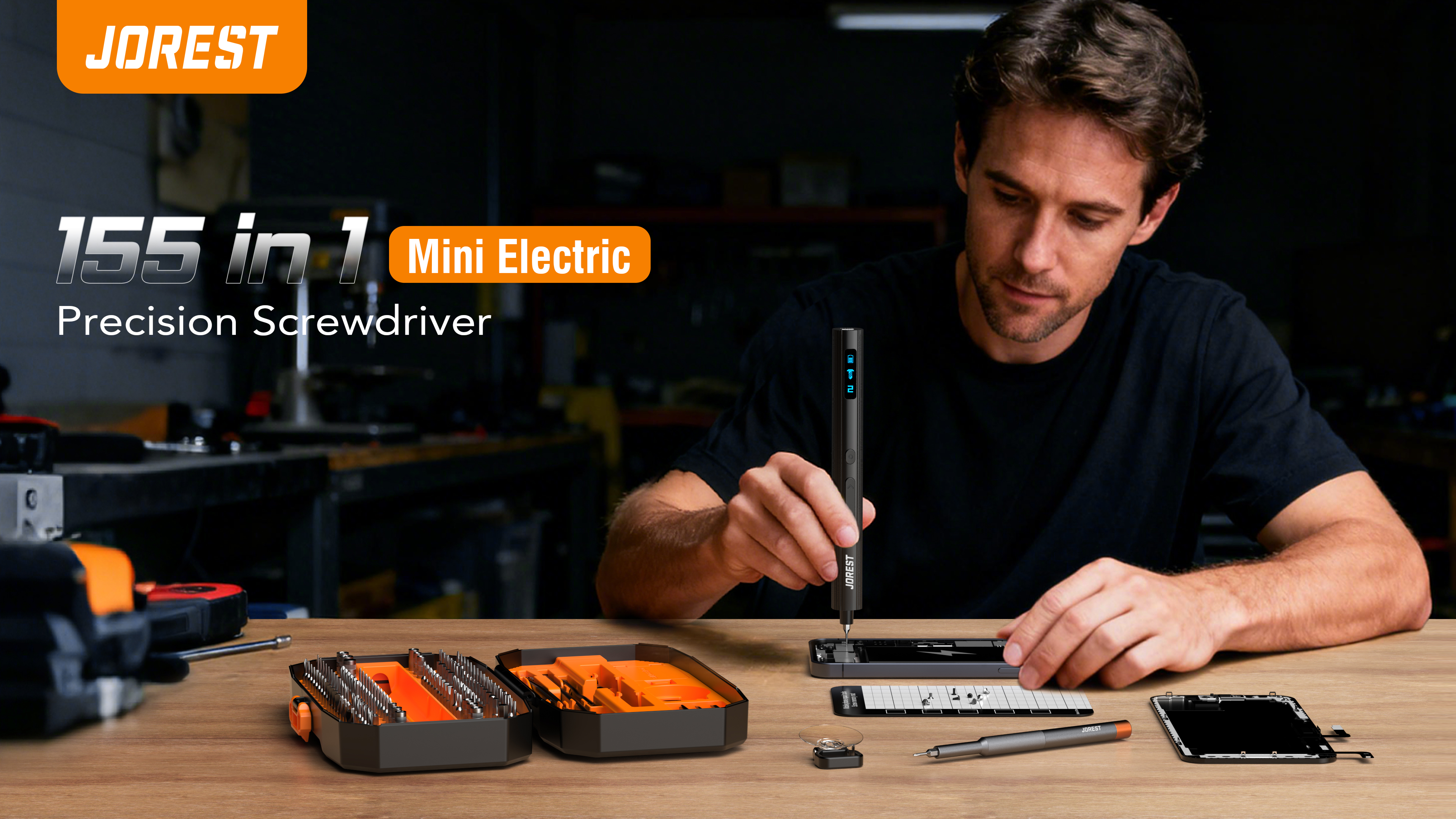 Amazon.com: JOREST 155 in 1 Mini Electric Screwdriver Cordless