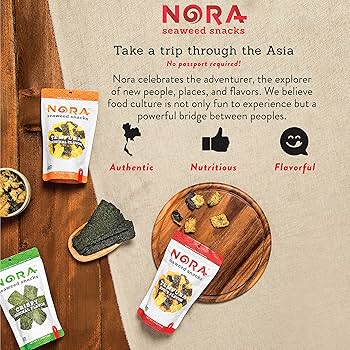 Amazon.com: Spicy Tempura Seaweed Snacks by Nora, Thick Nori