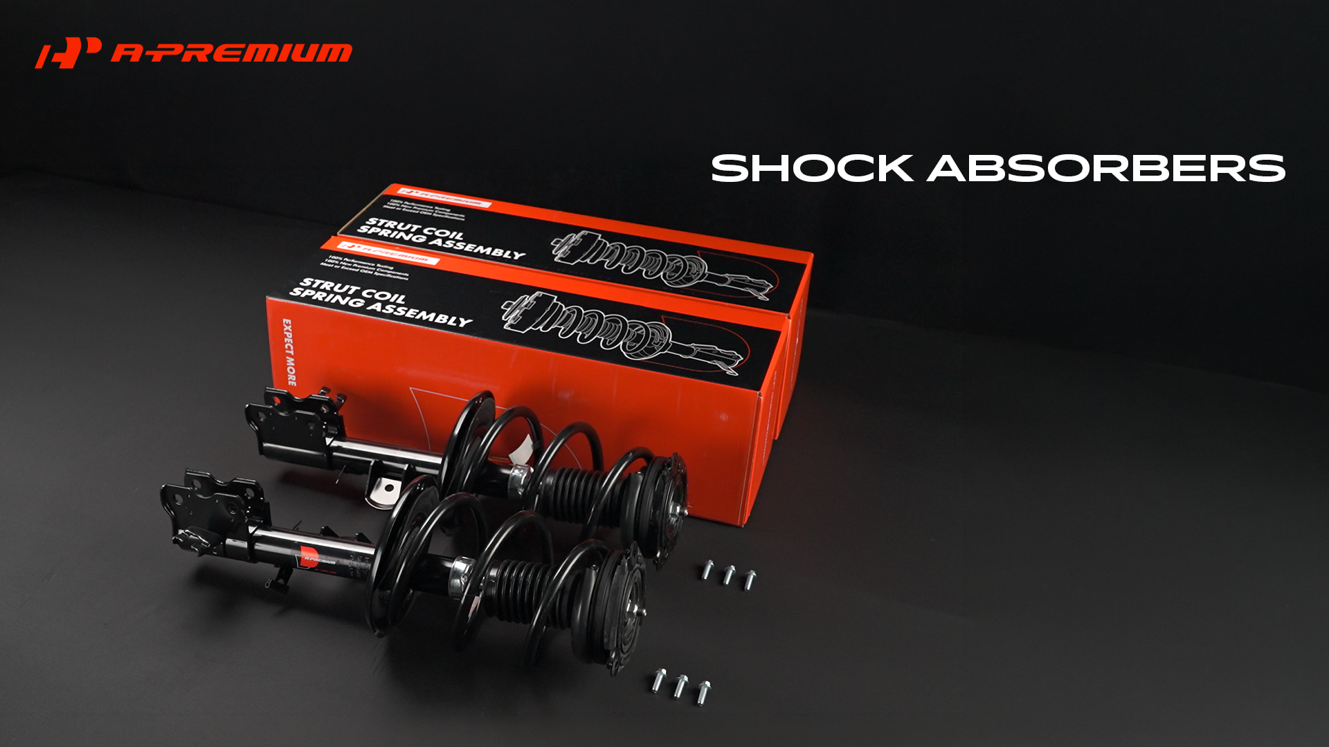 A-Premium Front Complete Strut & Coil Spring Assembly Compatible