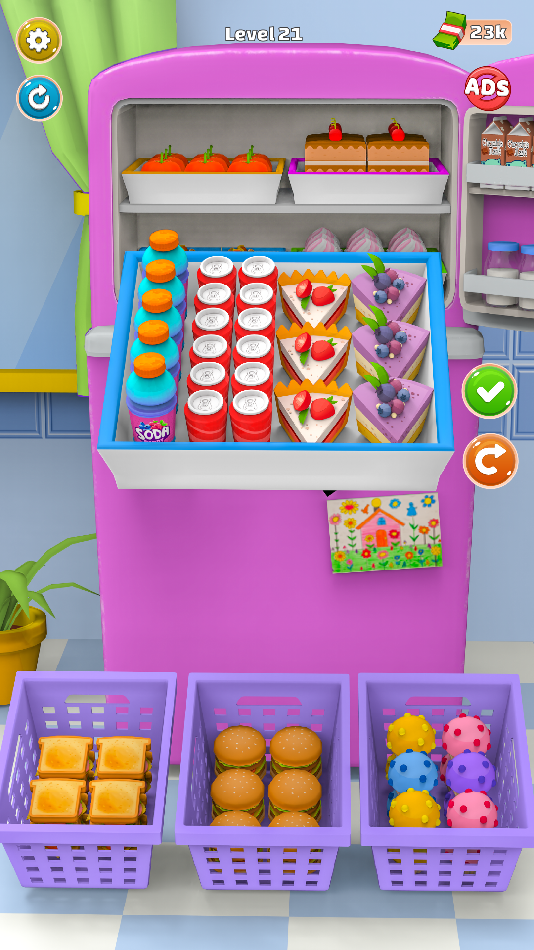 Stock The Fridge – Organize The Refrigerator – Fill the Fridge ...