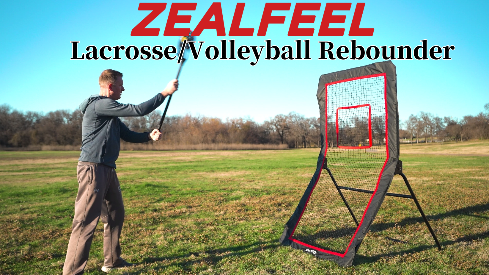 Amazon.com : ZEALFEEL Lacrosse Rebounder, 4x6FT Volleyball