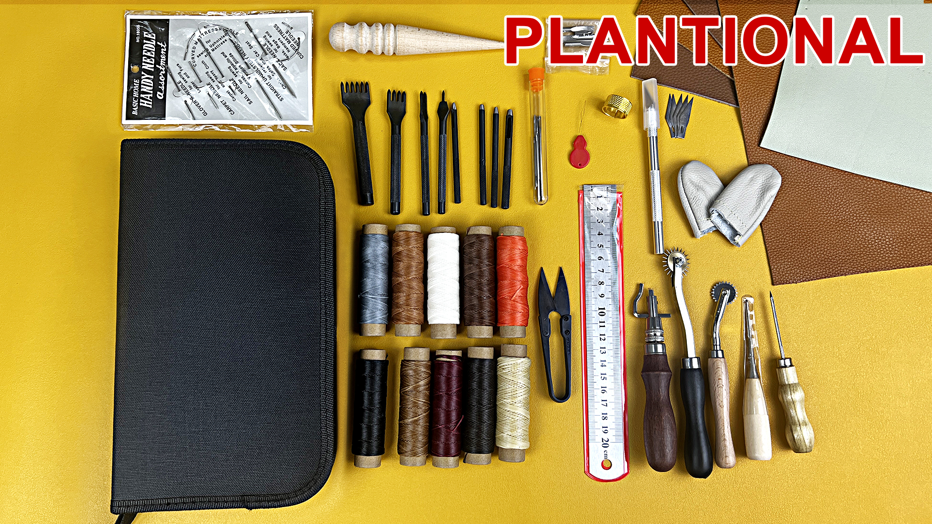 Amazon.com: PLANTIONAL Leather Working Tools for Beginners