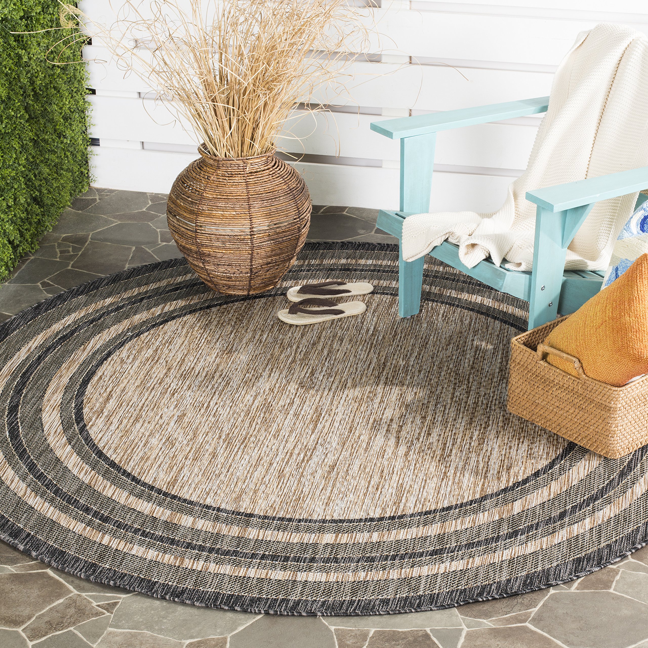 SAFAVIEH Courtyard CY8475-37312 3' Round