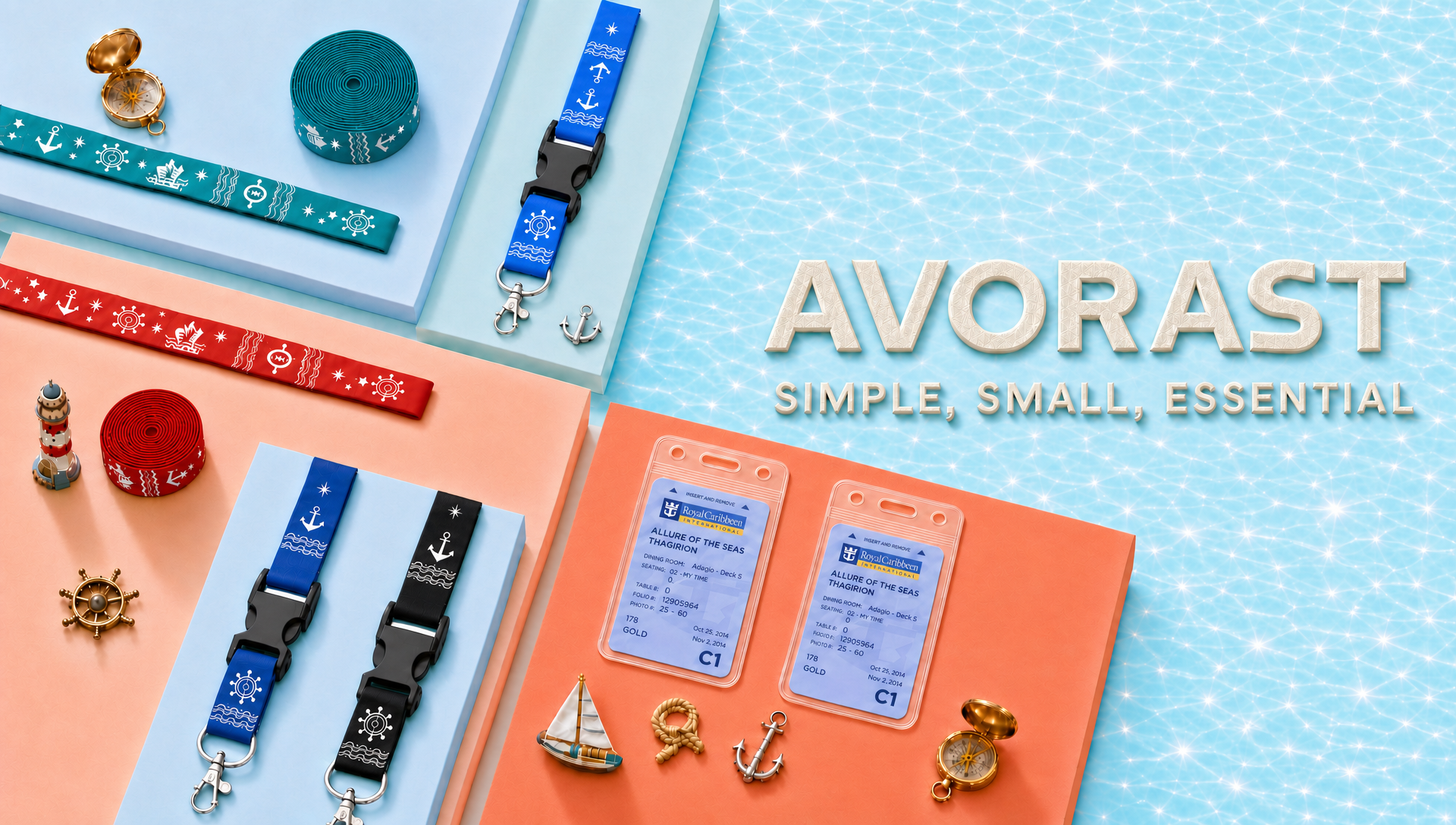 Amazon.com : Avorast 5 Pack Cruise Lanyards for Ship Cards, Cruise