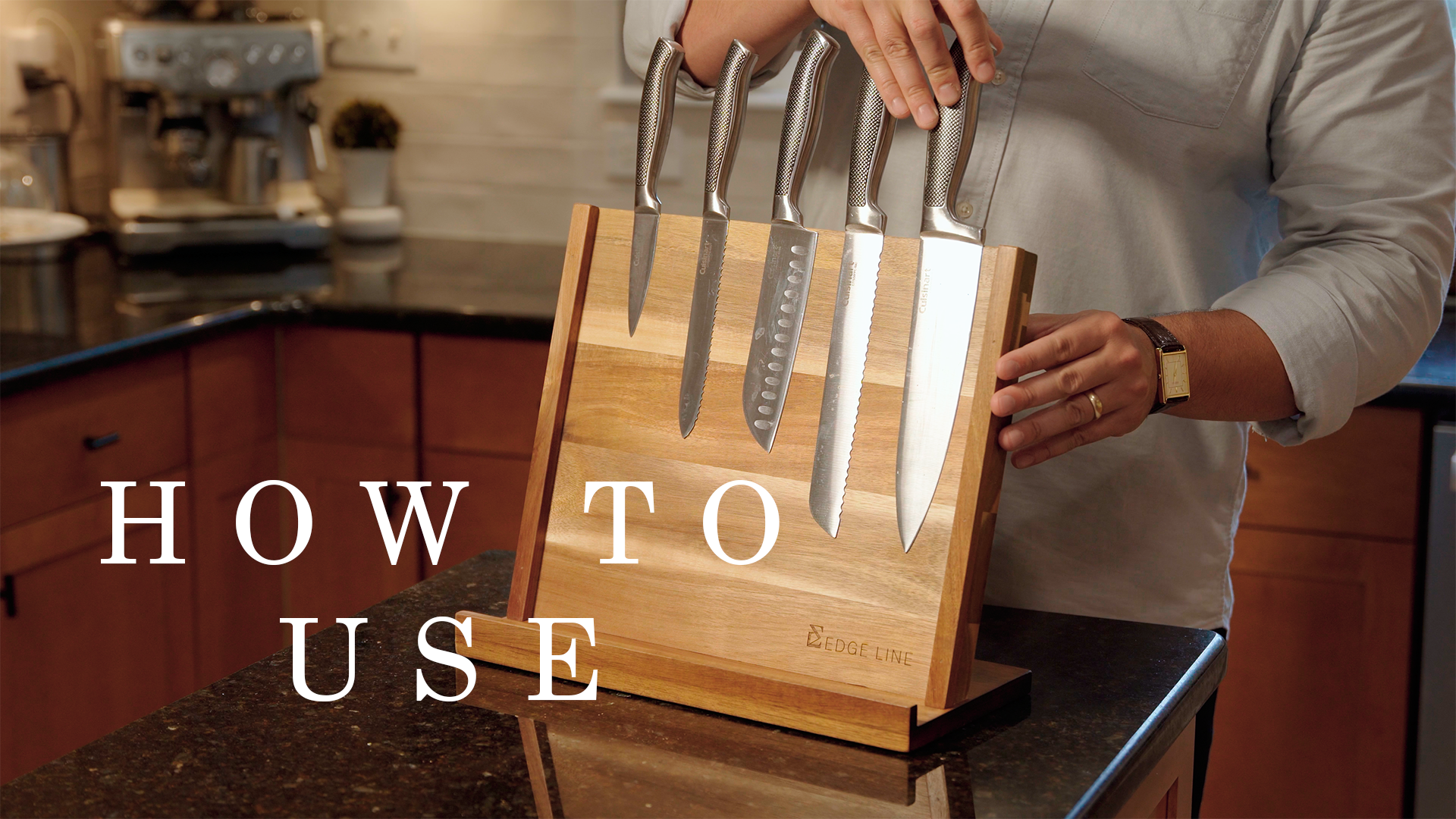 Amazon.com: EDGE LINE Magnetic Knife Block Holder With Large 14 x