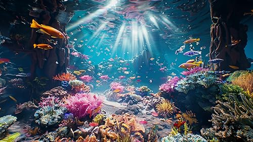Aquarium Screensaver for TV with Fish, Marine Life, Deep Sea, Ocean Fish Videos, Soothing Music, and Calming Sounds for Stress Relief and Sleep Aid - Image 8