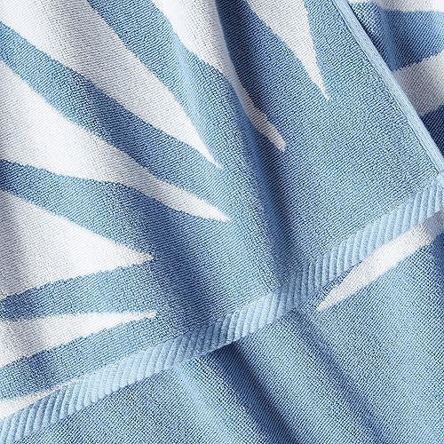 Miniatura 6 de Laguna Beach Textile Co. Toalla de playa Tropical Cabana - De gran tamaño, de felpa, 630 GSM de algodón - Azul Agave