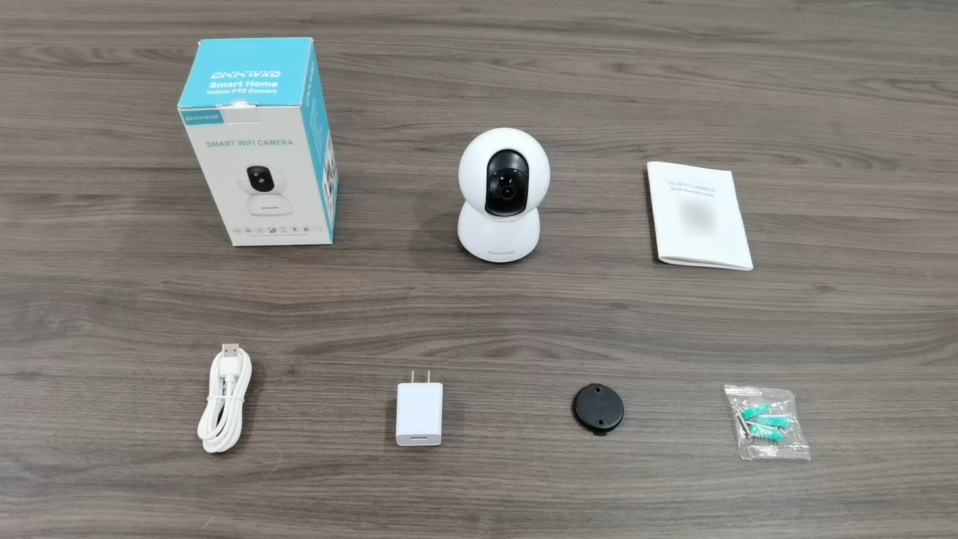 CiKiKWXO 2K (3MP) WiFi Beveiligingscamera - Binnen Beveiligingscamera met 2.4/5GHz, Pan & Tilt, Bewegingsdetectie, Nachtzicht, Twee-Weg Audio, Alexa/Google Assistant (1 stuk