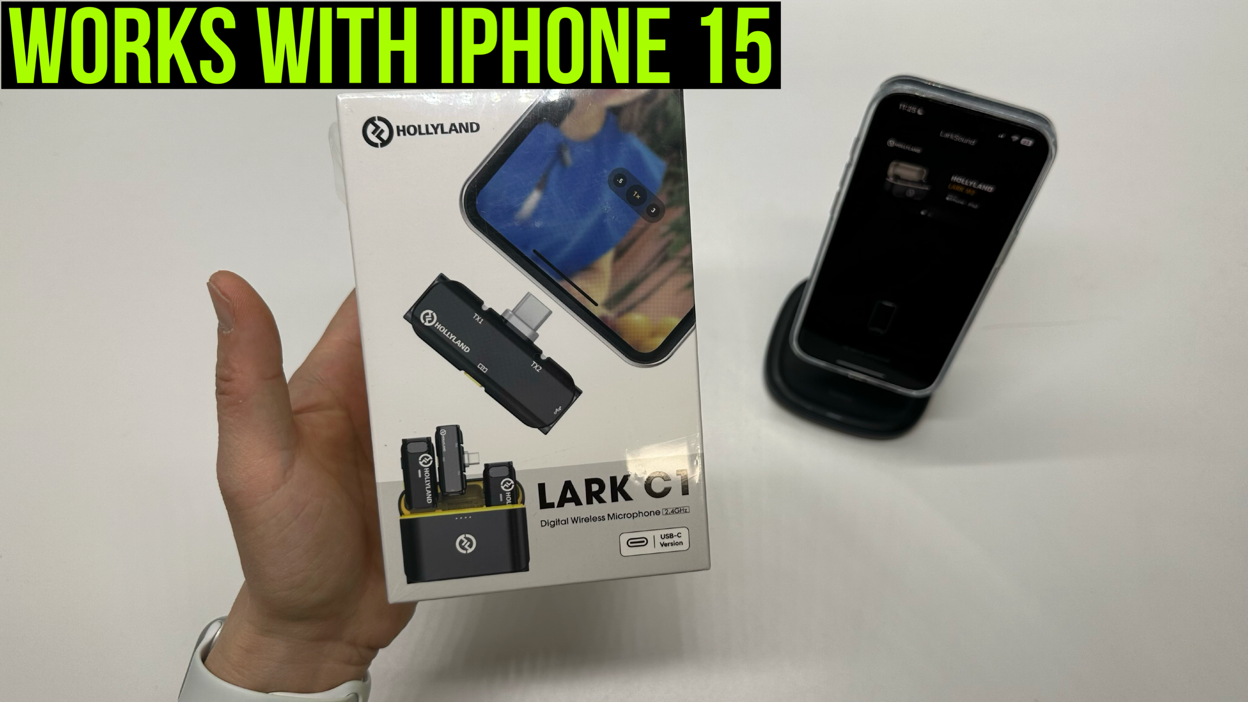 Watch Lark C1 works with iPhone 15 USB-C port! on Amazon Live