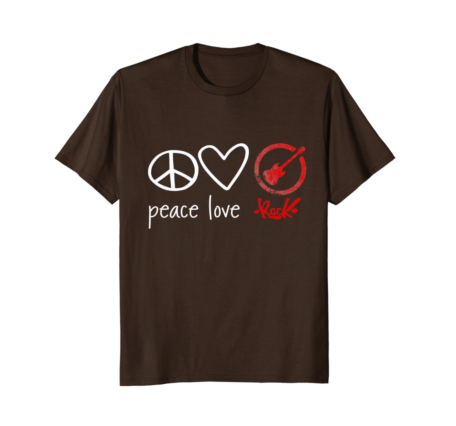 Rock Roll Peace n Tee - Rock Love T-Shirt T-Shirt Tee Rock Roll - Love n Rock Peace