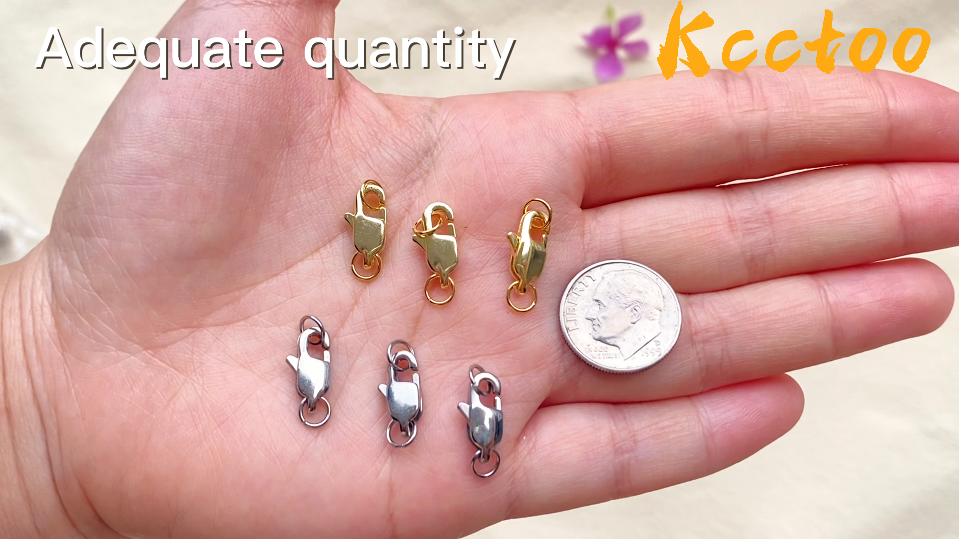 Amazon.com: Kcctoo Silver Lobster Claw Clasp with Closed Jump