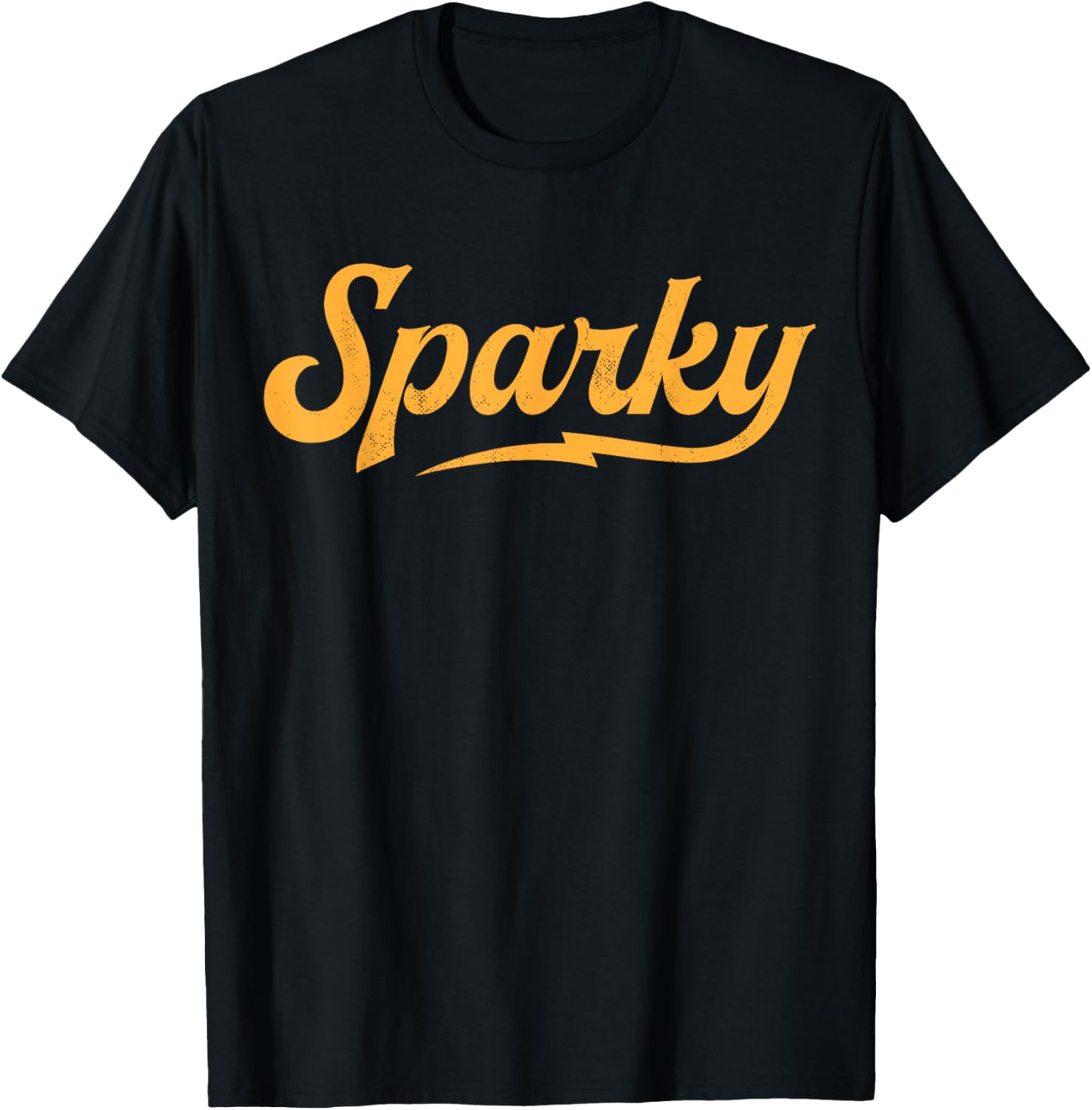 Sparky Electrician Funny Lineman Dad Retro Vintage Novelty T-Shirt